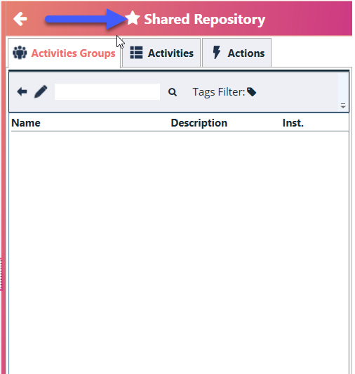Shared Repository