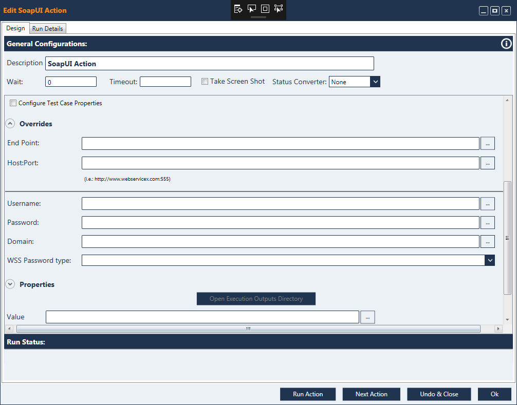 Web API Action- SoapUI Wrapper & Rest