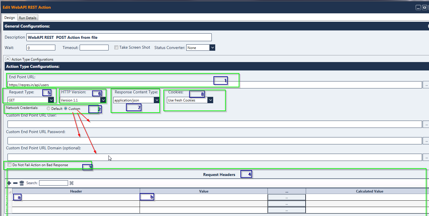 Web API Action- SoapUI Wrapper & Rest