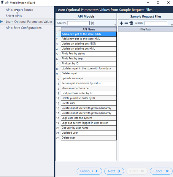 Application Models- API Models